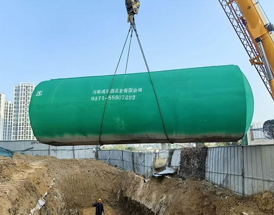 混凝土化糞池安裝